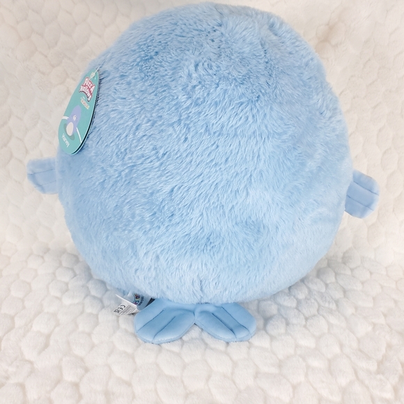 Harvey Fuzzamallow Squishmallow 12 Inch Blue Walrus BNWT - Picture 4 of 7